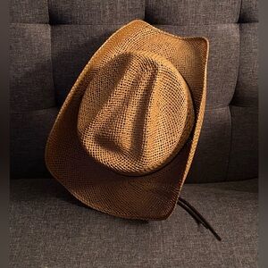 Nicol Brown Woven Hat